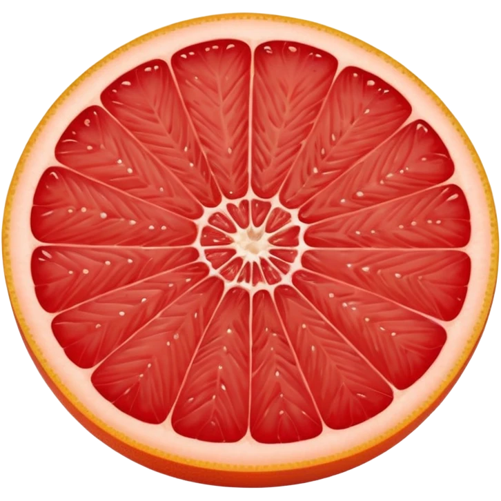 red grapefruit emoji