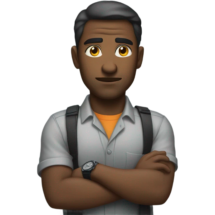 man looking at his watch emoji