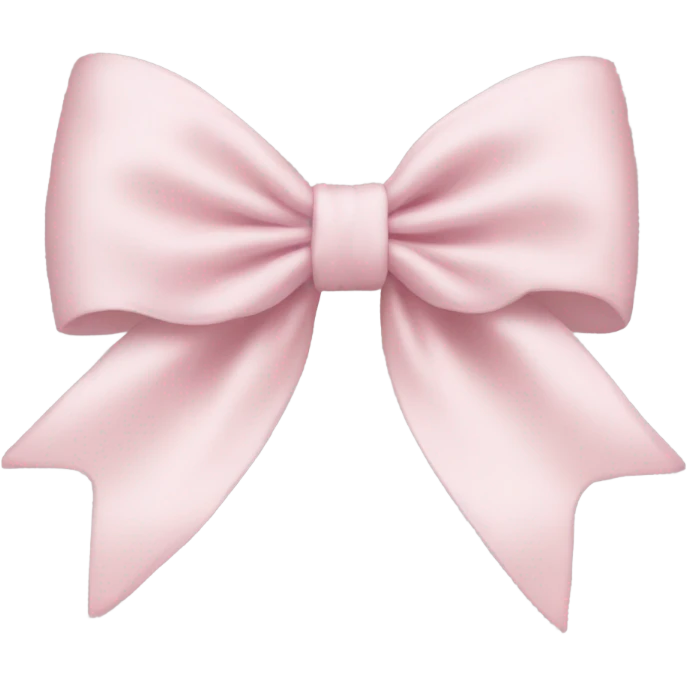 light pink bow emoji