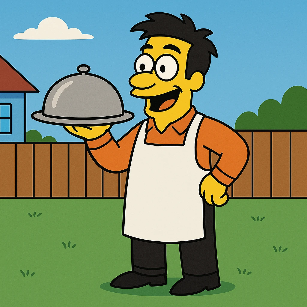Caterer – someone who prepares and serves food for events.
They hired a caterer for their wedding reception.
 emoji