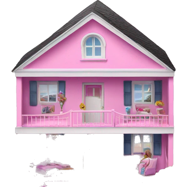 Barbie house emoji
