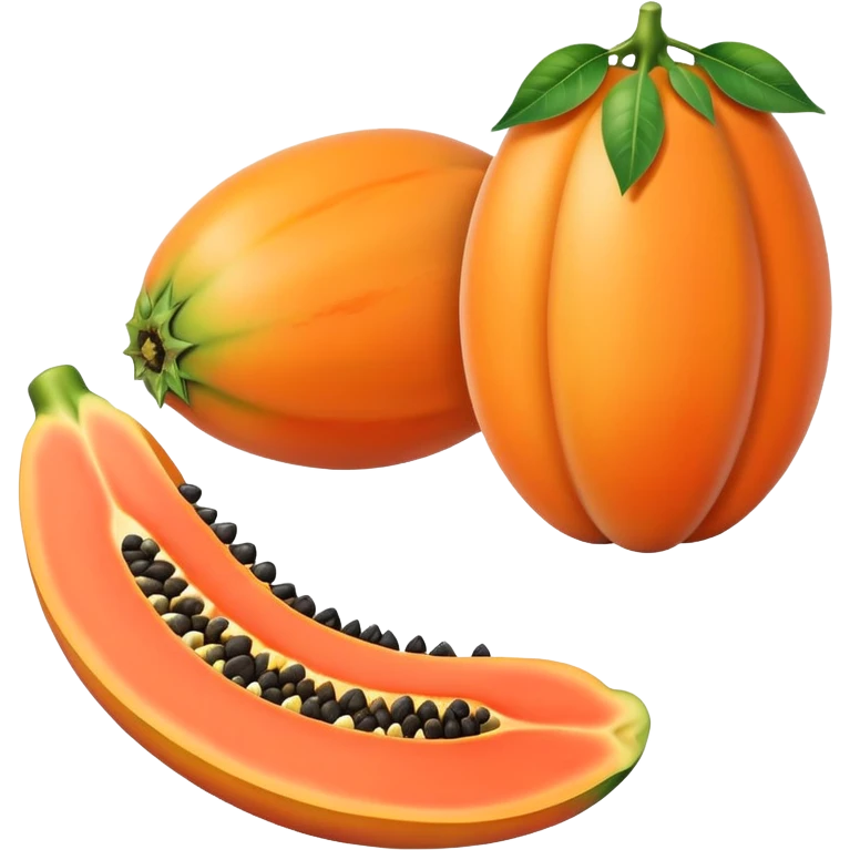 papaya  emoji