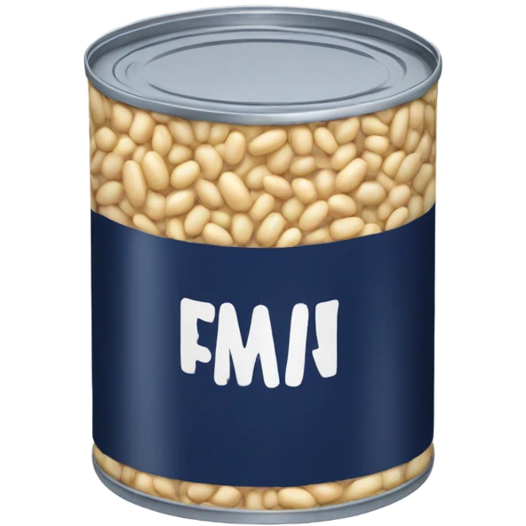 a can of navy beans emoji