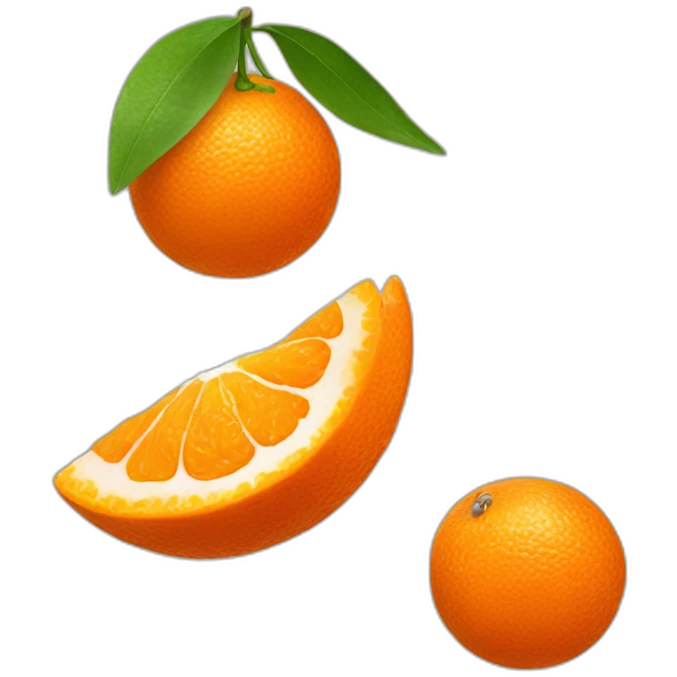 tangerine-fruit emoji