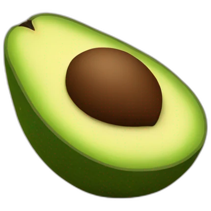 avocado con pipilé emoji