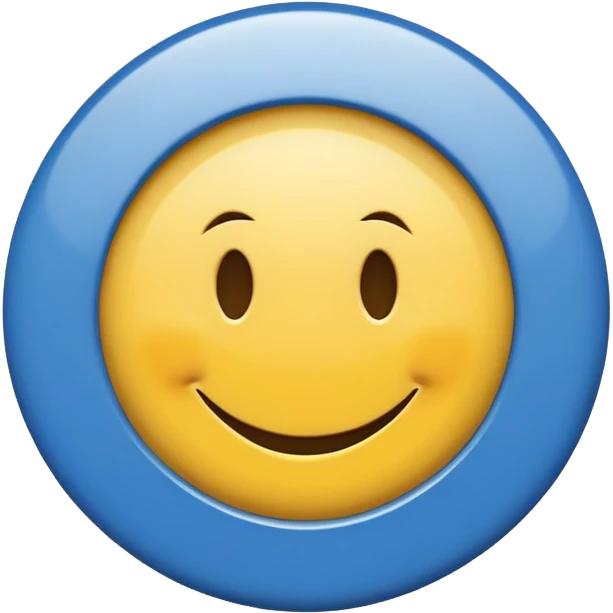 Leeds united smiley badge emoji