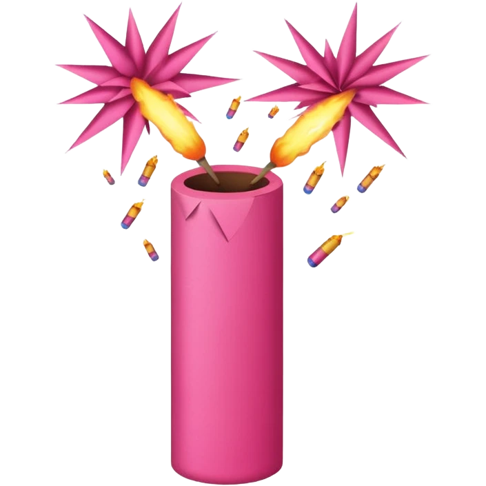 firecracker pinkl emoji