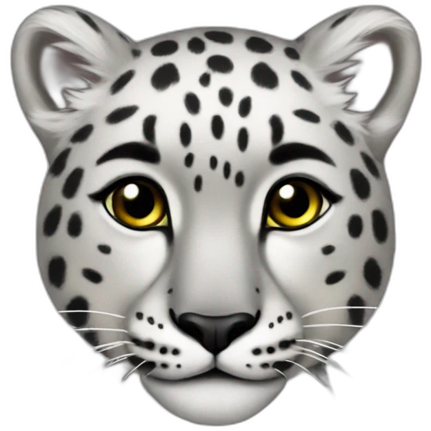 snow leopard emoji