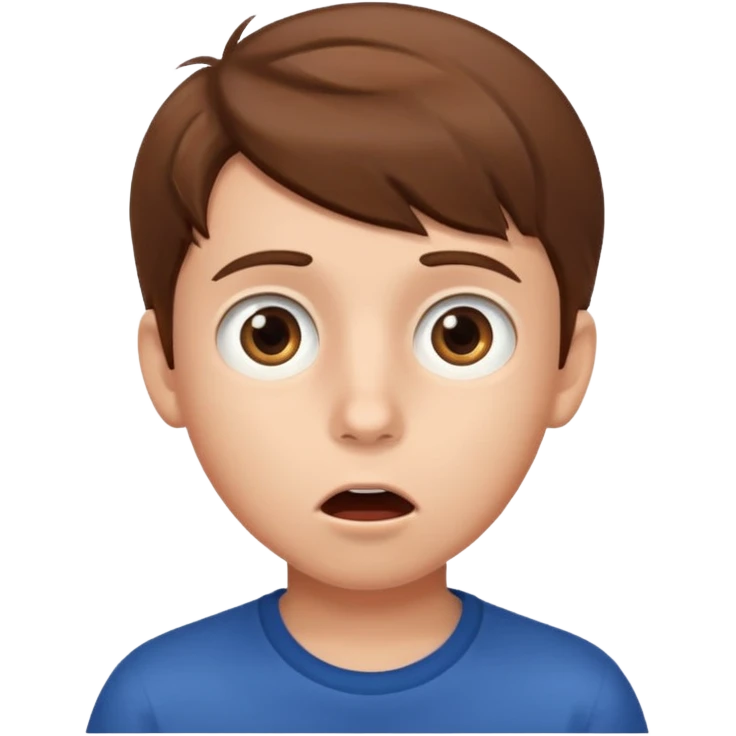 boy surprise face emoji