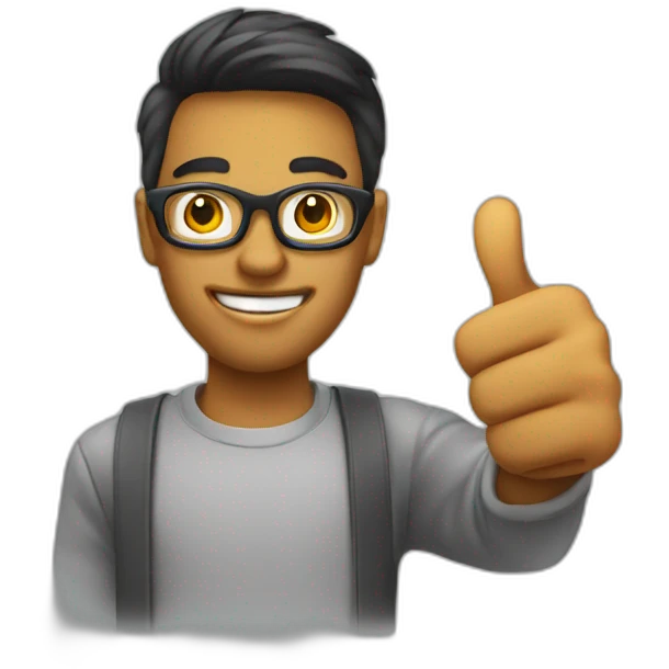 graphic designer thumbs up emoji
