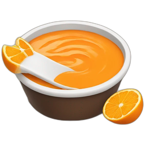 orange dip emoji