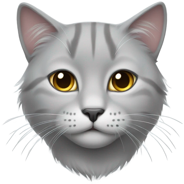 Light grey cat emoji