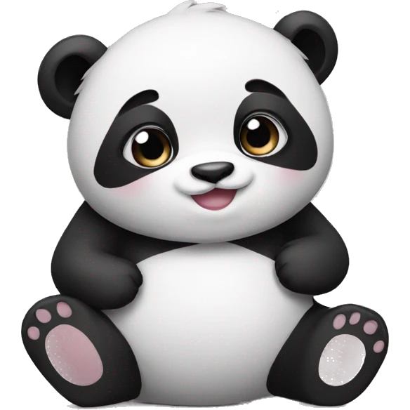 panda love emoji
