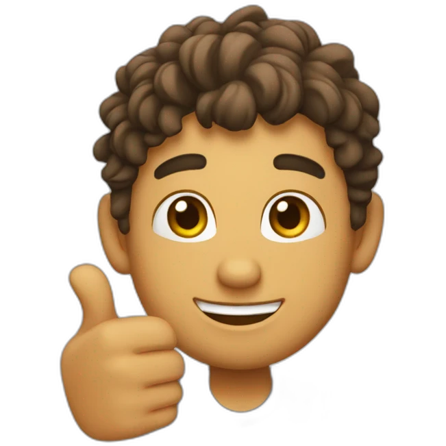 Ambreon with his thumbs up emoji