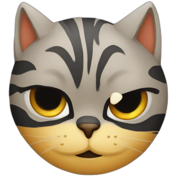 Chat rougis emoji