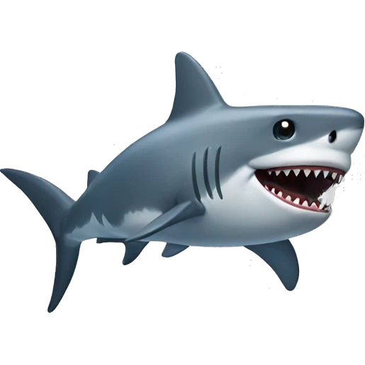 dancing shark emoji