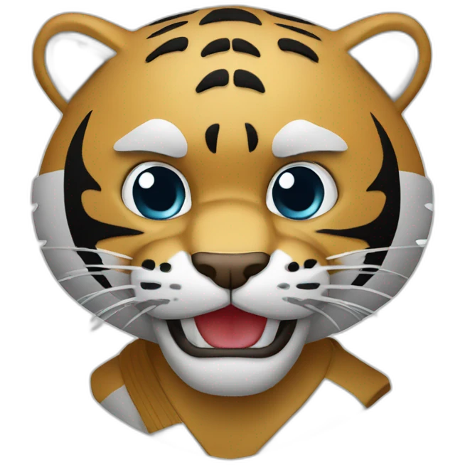 Taekwondo tigre emoji