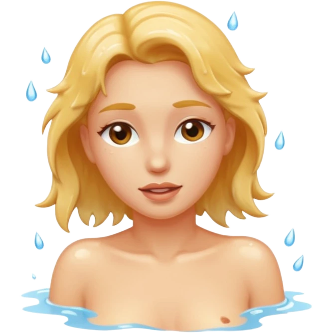 nude woman cum emoji