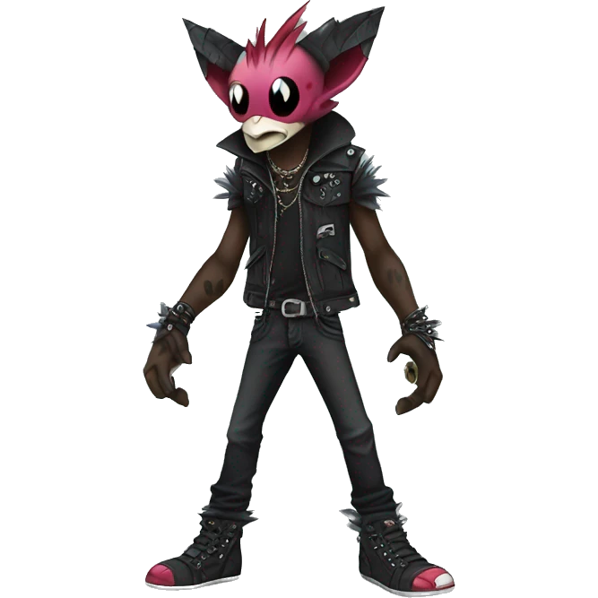  edgy punk vernid Fakemon full body emoji