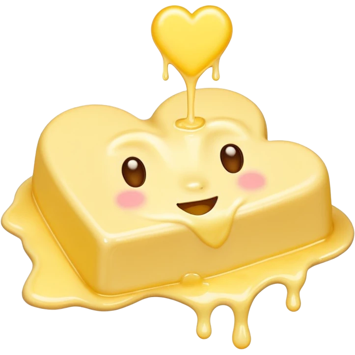 butter with yellow heart emoji