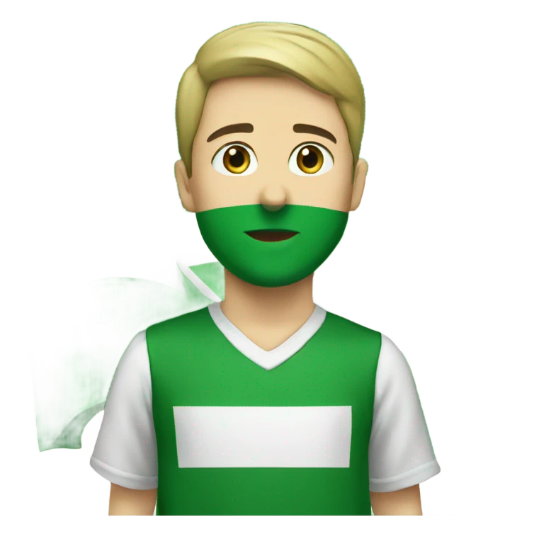 Flag syria green emoji