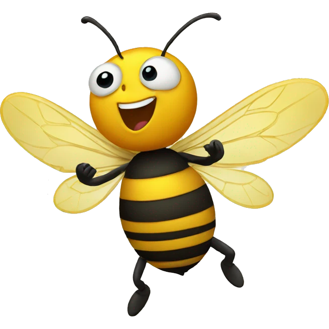 Bee dancing  emoji