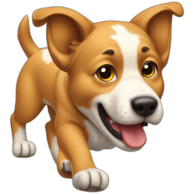 Dog playing emoji