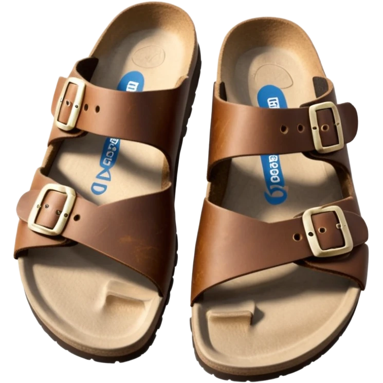 Birkenstock brown emoji