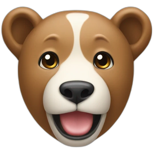Ours qui boit du lait emoji