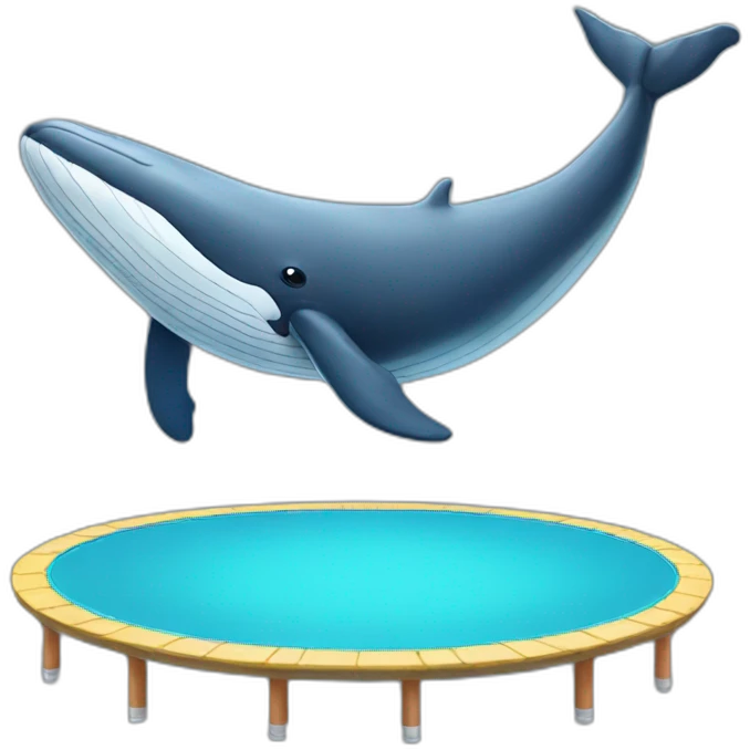 whale on trampoline emoji