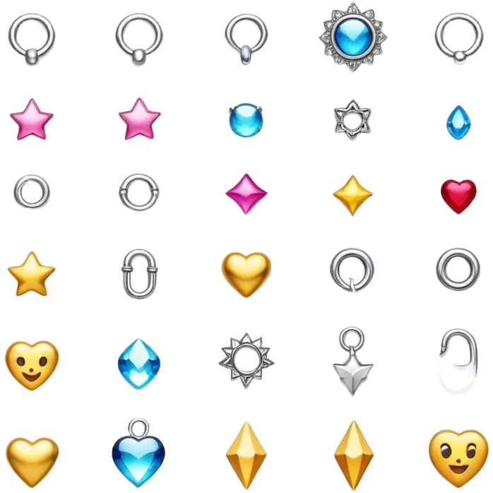 piercing jewelry  emoji