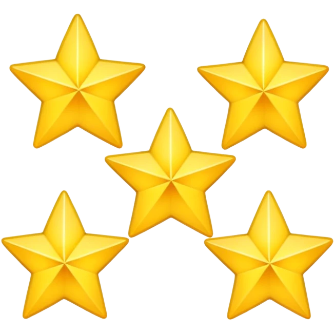 yellow stars twinkling emoji