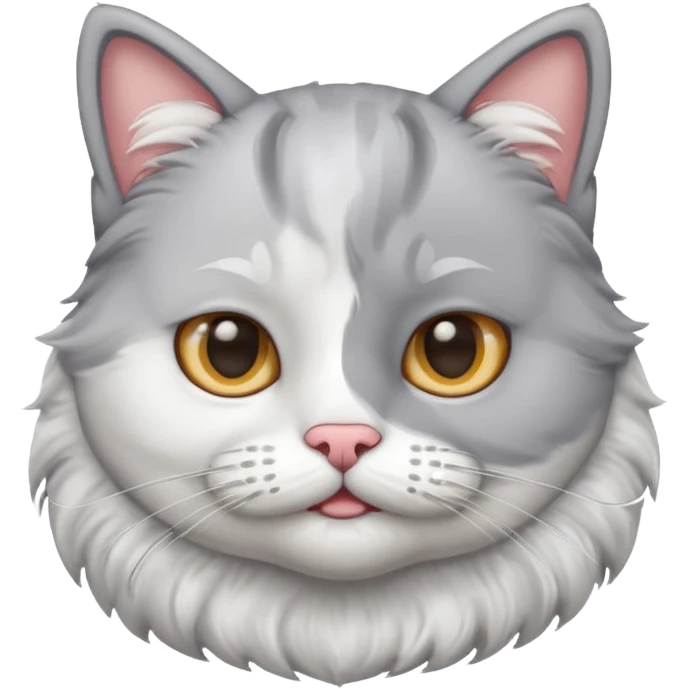 Give me cat with mustache emoji