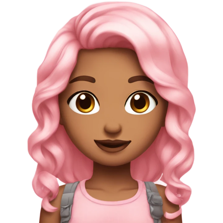 Cutesy pink girly vibes emoji
