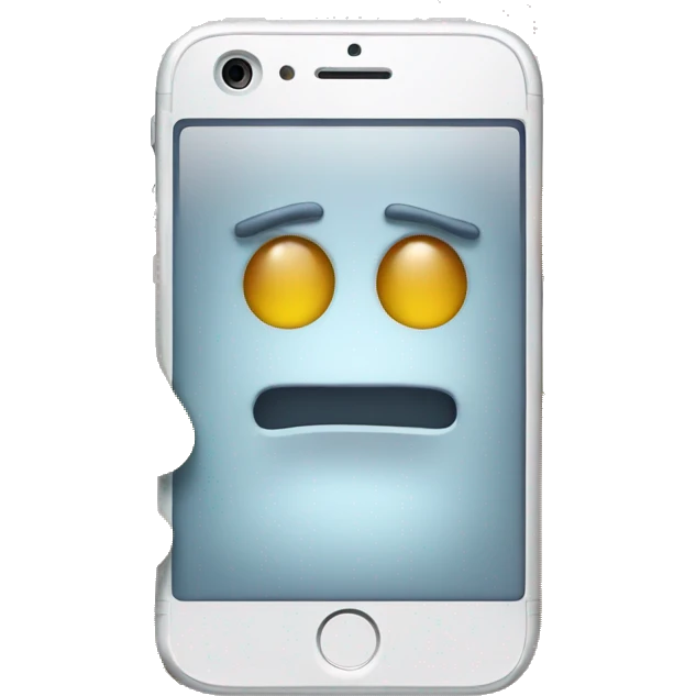 iPhone comendo maça emoji