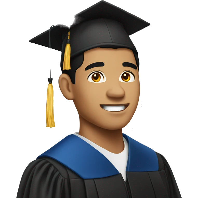 Filipino man graduating emoji