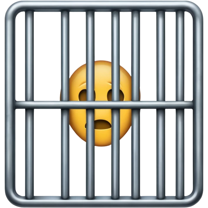 Prison bars emoji