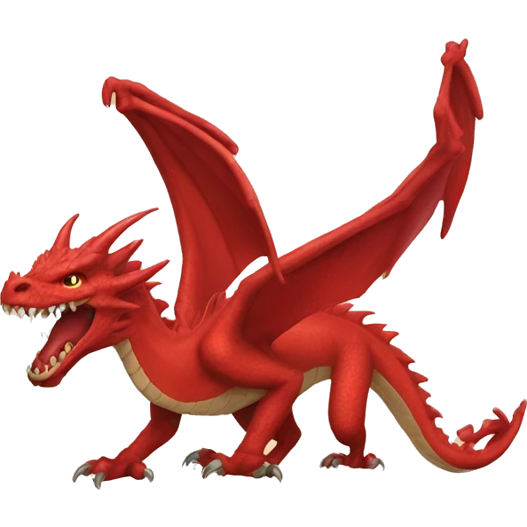 Dragón rojo emoji