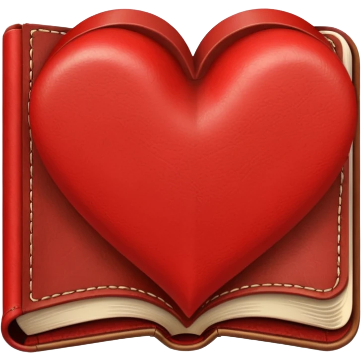 heart-shaped book emoji
