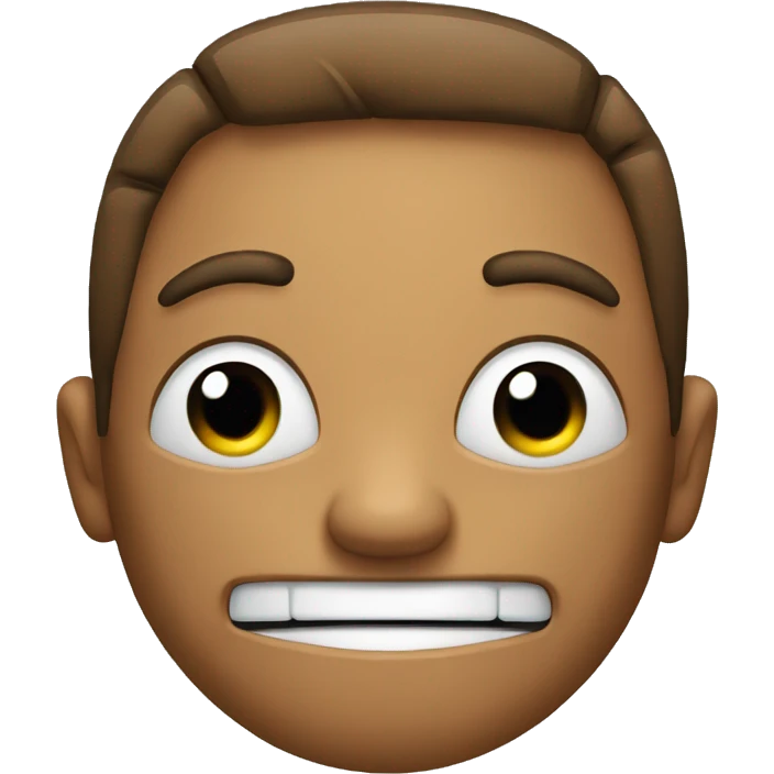 Serious emoji with two thumbs up emoji