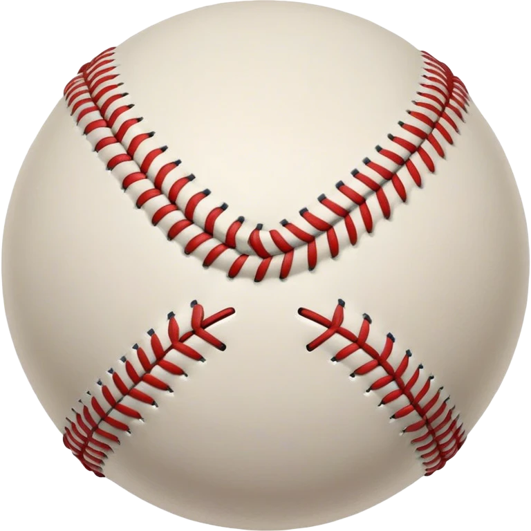 Cinematic Realistic image of a classic baseball, rendered with detailed stitching and textured leather, set against a nostalgic ballpark backdrop with soft, golden lighting that evokes Americana emoji