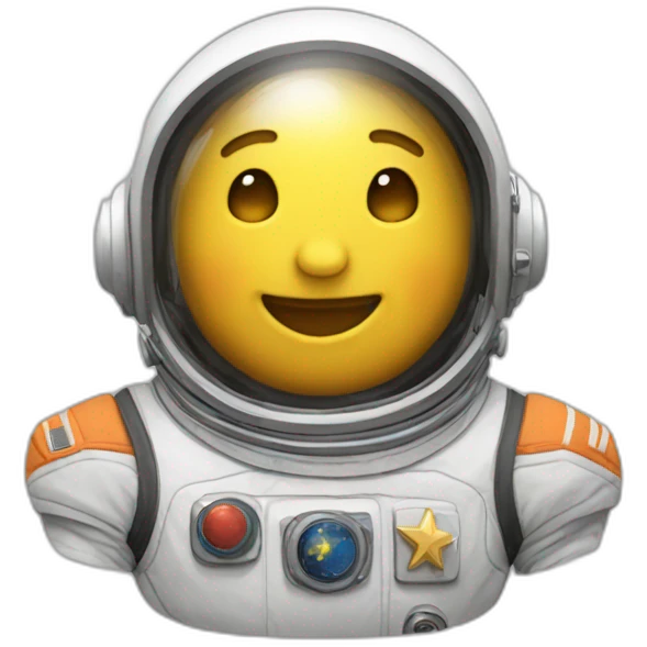 austronaut joy star emoji