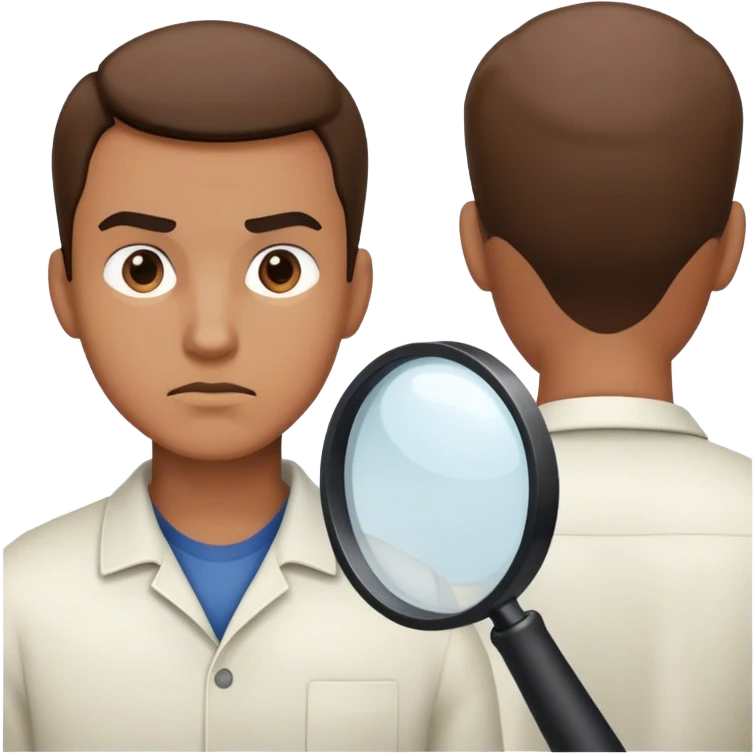 Guy Searching quickly emoji