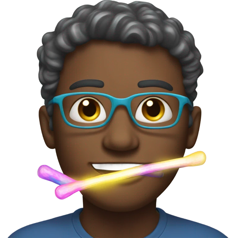 Glow stick emoji