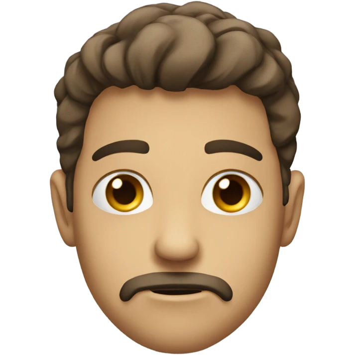 basic emoji but with Utter digust like im looking at you with a nasty look emoji