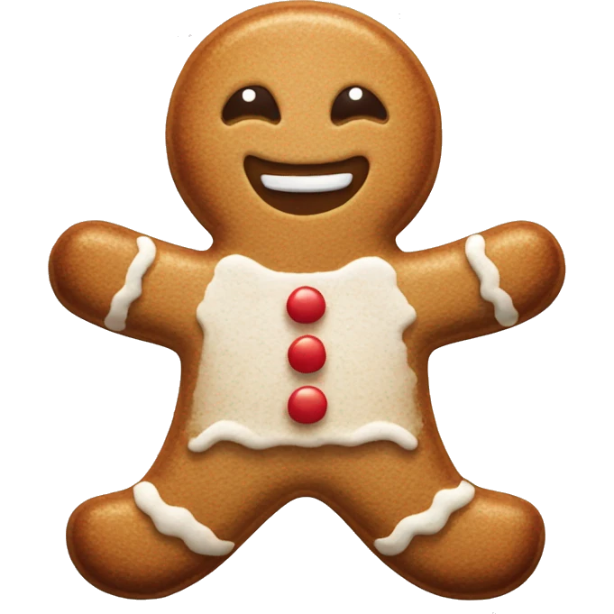 Gingerbread Man￼ emoji