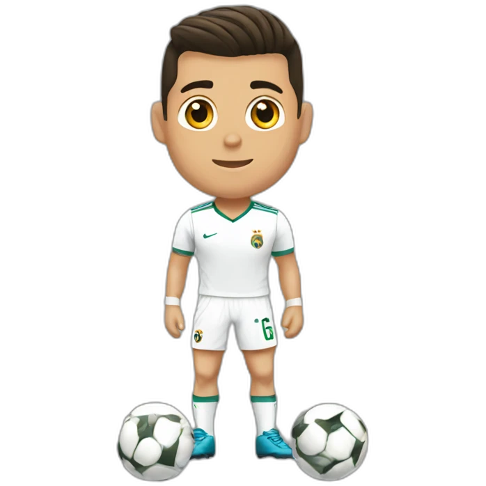 Cristiano Ronaldo feet emoji