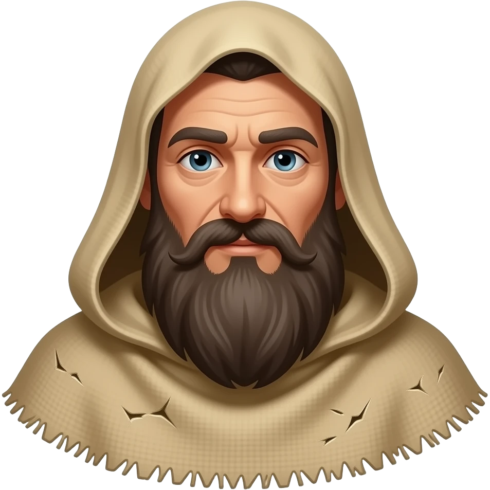 Patriarch in The torn sackcloth emoji