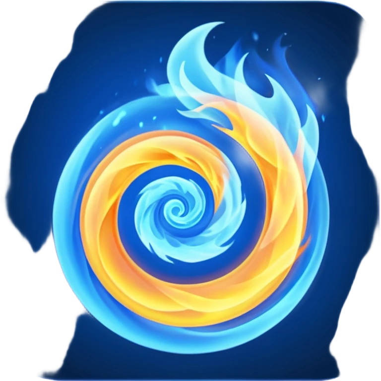 blue fire emoji