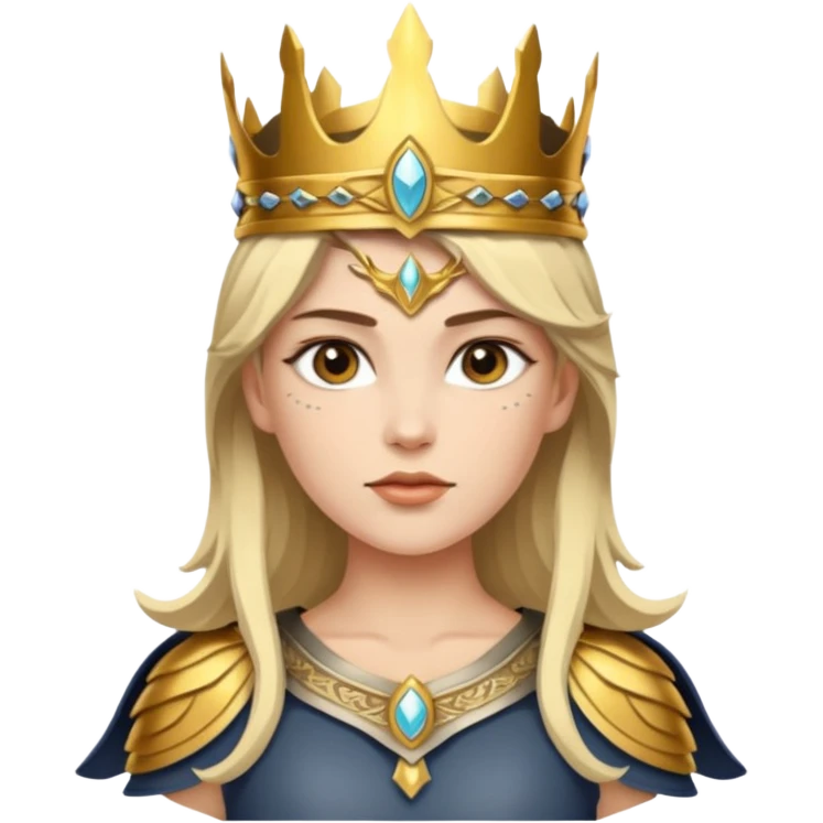 Valkyrie warrior crown emoji